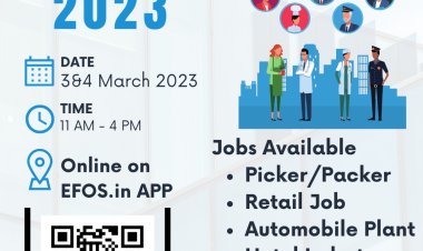 EFOS.in Presents India’s Biggest Online(Virtual) Job Fair for 5000+ Vacancies Pan India