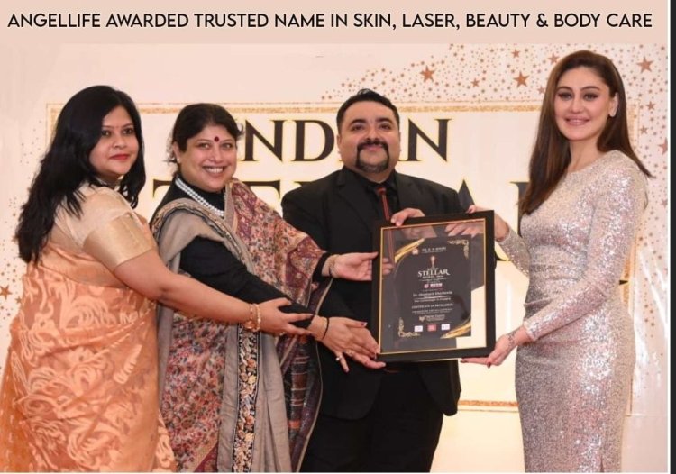 AngelLife Cosmetology and Wellness Shines at Indian Stellar Awards 2024