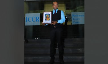 Poetry Exhibition in Honour of Mata Durga Held at ICCR, Kolkata Poet Sudip Chandra Halder’s Work Draws Widespread Acclaim