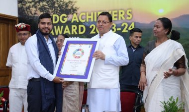 Plant Orbit Emerges as a Rising Agri-Tech Startup, Honoured with UNDP SDG Achievers Award by CM Pushkar Singh Dhami