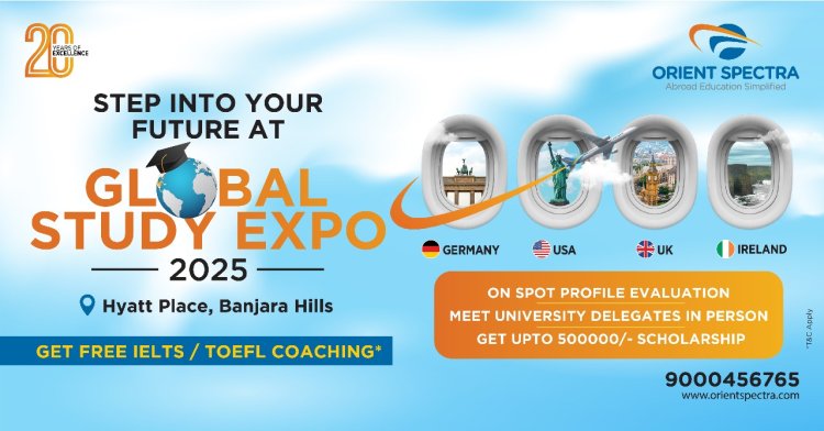 Orient Spectra Presents Global Study Expo 2025: Unlock Scholarships Worth Up to ₹5 Lakhs and Free IELTS Coaching