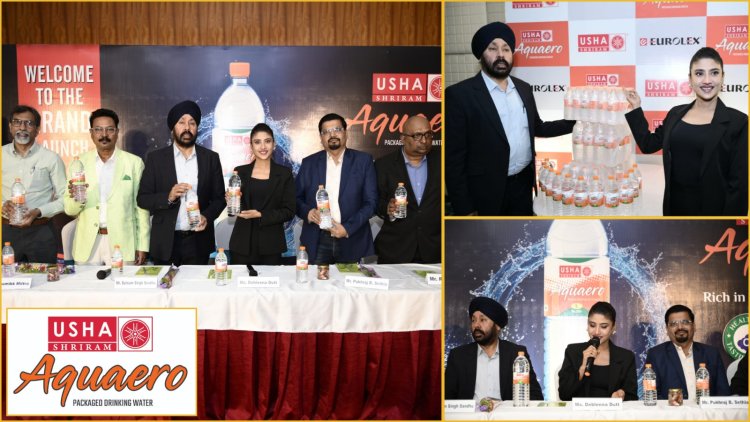 New Horizon Business Consultants Engineers the Dazzling Launch of Usha Shriram’s Aquaero, Making Waves in the Packaged Water Market