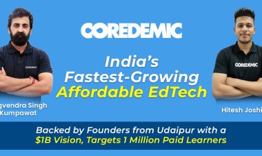 Coredemic: India’s Fastest-Growing Affordable EdTech — Backed by Founders from Udaipur with a $1B Vision, Targets 1 Million Paid Learners