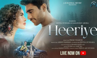 New Song Heeriye by Shyna Sunsara & Karanjeet Arora, Bollywood Love Song Presented By AB Bansal Music