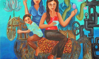 In-Between the Dialogue: Spasht–Aspasht by the Artists. Gallery ArtCradle presents a two-person exhibition by mother-daughter artists Jyoti Singh and Shreya Singh, curated by Asmita Grover